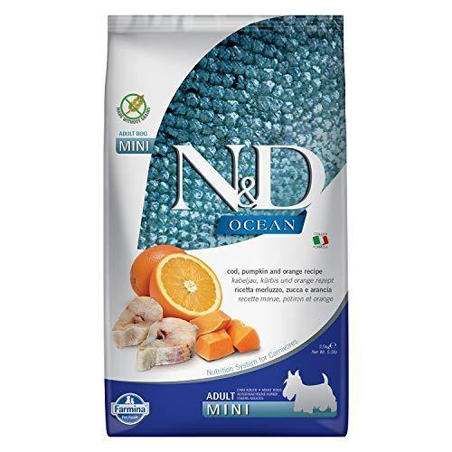 N&D Ocean Adult Mini Merluzzo Zucca e Arancia 2,5 kg N&D Ocean Adult Mini Merluzzo Zucca e Arancia 2,5 kg